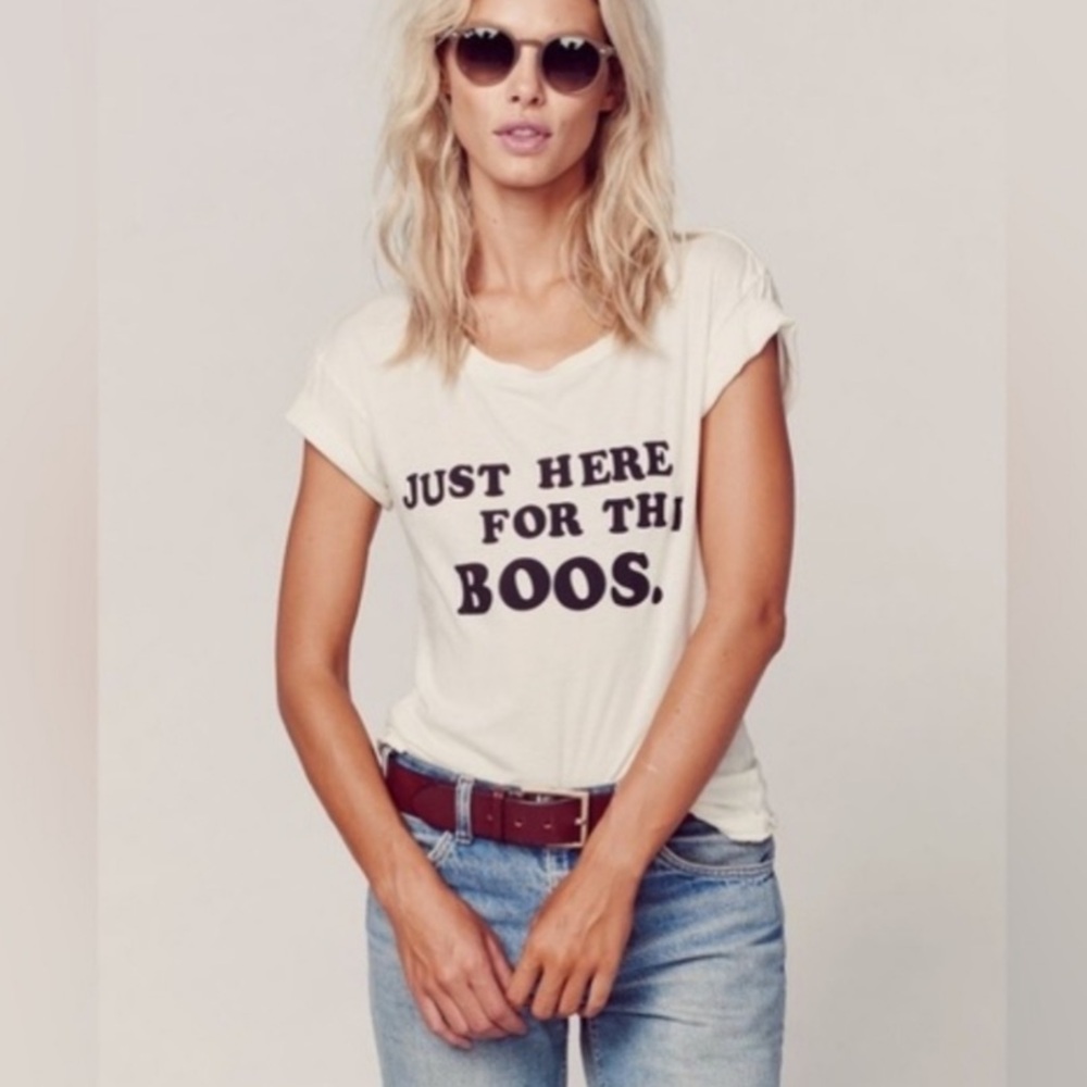 NEW Just here for the boos wildfox tee Size Small